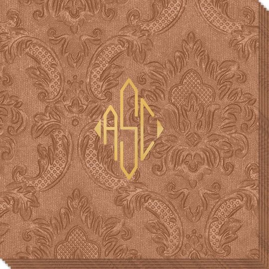 Diamond Monogram Carte Napkins